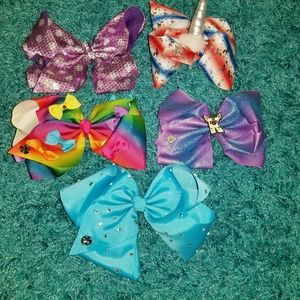 Jojo Siwa Bows Lot of 5